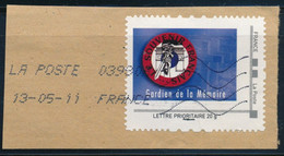 France-IDTimbre - Souvenir Français - YT IDT 7 Oblitéré TOSHIBA (sur Fragment) - Used Stamps