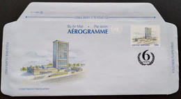 UN Air Letter Surcharged M N H - FDC