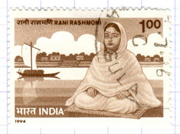 IND+ Indien 1994 Mi 1424 Rani Rashnom - Used Stamps