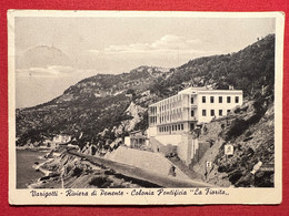 Cartolina - Riviera Di Ponente - Varigotti - Colonia Pontificia La Fiorita 1954 - Savona