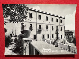Cartolina - Randazzo ( Catania ) - Collegio S. Basilio - Lato Sud - 1966 - Catania
