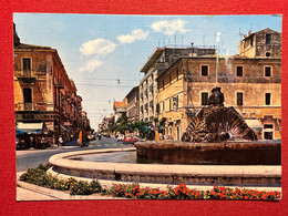 Cartolina - Terracina ( Latina ) - Fontana Di Piazza Della Repubblica - 1973 - Latina