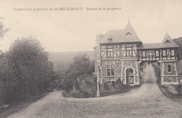 CP  BELGIQUE BORGOUMONT STOUMONT - SANATORIUM POPULAIRE - ENTREE DE LA PROPRIETE - Stoumont