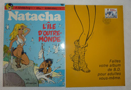 NATACHA -" L' ILE D'OUTRE-MONDE " Par WALTHERY,WILL Et WASTERLAIN - N°10 -1984- 2 Dédicaces +pochette Adulte-13scans! - Natacha