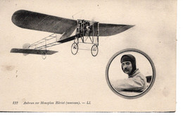 L'Aviateur AUBRUN Sur Monoplan Blériot (Nouveau)  - CPA - Aviateurs