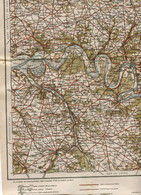 Carte  8 Cartes Géographiques  Nord France, Belgique Cartes De 1909 En Allemand - Carte Geographique
