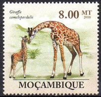 MOZAMBIQUE - 1v - MNH - Giraffes Giraffe Girafes Giraffen Girafe Giraffe Jirafa Jirafas - Mammals - Fauna Animals - Giraffen