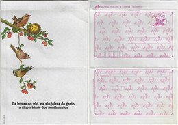 Brazil 1988 Postal Stationery Christmas Animal Fauna Bird Nest Fruit Unused - Altri