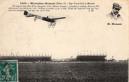 Le Monoplan Blériot XI (type Traversée De La Manche) Piloté Par L'aviateur MORANE - CPA - Aviateurs
