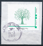 France-IDTimbre - Arbre Vert - YT IDT 69 Oblitéré Cachet Rond Sur Fragment (lettre Verte 100g) - Usati