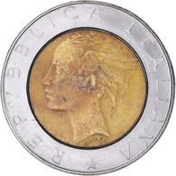 Monnaie, Italie, 500 Lire, 1988, Rome, TB, Bimétallique, KM:111 - 500 Lire