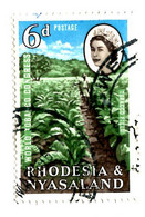 12527 BC 1963 Scott 185 Used Cat.$0.30 ( Offers Welcome! ) - Rhodesia & Nyasaland (1954-1963)