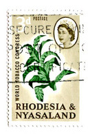 12528 BC 1963 Scott 184 Used Cat.$0.25 ( Offers Welcome! ) - Rhodesia & Nyasaland (1954-1963)