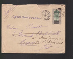 1  Timbres Soudan Français     25 C   Année 1924  Destination   Nîmes      Gard - Cartas & Documentos