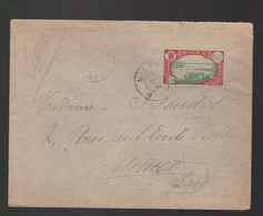 Un Timbre  50c Sur Enveloppe    Niamey   Territoire Du Niger Année 1928   Destination  Nîmes Gard - Storia Postale