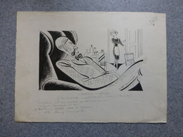 Elections Anglaises, Dessin Original De Ralph Soupault, Signé, Vers 1925, Encre De Chine, UNIQUE ; G 04 - Drawings