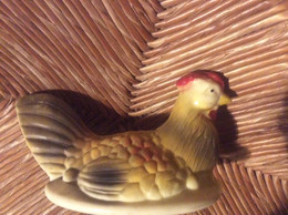 ANCIENNE Figurine  POULE - Vögel & Federvieh