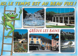 Gréoux Les Bains - Carte Fantaisie, Multi Vues - Non écrite - Gréoux-les-Bains