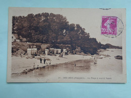 88-13-51              BEG-MEIL               La Plage à Marée Haute          (   Brunâtre ) - Beg Meil