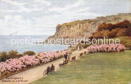 KEATS GREEN SHANKLIN ISLE OF WIGHT OLD COLOUR ART POSTCARD A.R. QUINTON NO 1987 - Quinton, AR