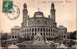 (4 M 6) VERY OLD - FRANCE (b/w)  Posted 1911 ? - Paris - Palais Du Trocadero - Castelli
