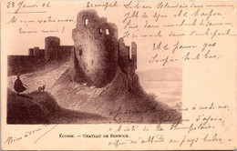 (4 M 8) VERY OLD - UK (posted To France 1904 From France) Berwick Castle - Castelli