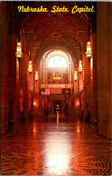 Nebraska Lincoln State Capitol Building Main Hallway Looking Towards The Rotunda - Lincoln