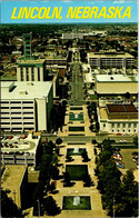 Nebraska Lincoln Business District Viewed From Window Of Capitol Building - Lincoln