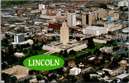 Nebraska Lincoln Greetings Showing State Capitol Building - Lincoln