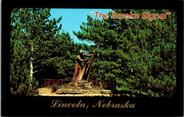 Nebraska Lincoln "The Smoke Signal" Statue Dedicated To The Nebaska Indian In 1935 - Lincoln