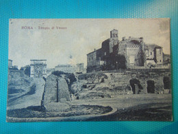 Cartolina Roma - Tempio Di Venere. Viaggiata 1922 - Altri Monumenti, Edifici