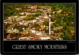 Tennessee Gatlinburg Aerial View - Smokey Mountains