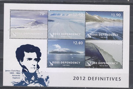 Ross Dependency 2012 Definitives/The Antarctic Landscapes Stamp MS/Block MNH - Ungebraucht