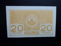 ESTONIE * : 20 PENNI   ND 1919    P 41a      SPL ** - Estonia