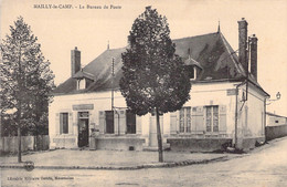 CPA - FRANCE - 71 - MAILLY LE CAMP - Le Bureau De Poste - Librairie Militaire Guérin - Troyes