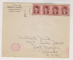 EGYPT 1939 CAIRO Censored Cover To United States - Briefe U. Dokumente