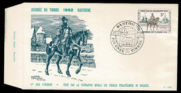 BELG.1962 1212 FDC ( Bastogne ) : "Journée Du Timbre / Dag Van De Postzegel 1962" - 1961-70