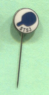 Table Tennis Tischtennis Ping Pong - STSJ Yugoslavia Federation Association, Vintage Pin  Badge Abzeichen, Enamel - Table Tennis