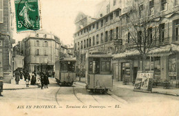 Aix En Provence * Terminus Des Tramways * Restaurant * Tramway Tram Ligne - Aix En Provence