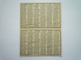 2022 - 4487  PETIT CALENDRIER  PUB  1949  XXX - Small : 1941-60