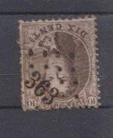 BELGIË - OBP - 1863 - Nr 14A  (PT 363 - (TOURNAY) - Coba + 1.00 € - Oblitérations à Points