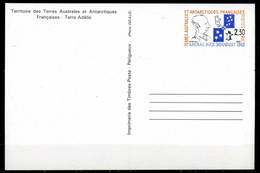 Z7-12  TAAF Entier Postal Amiral Max Douguet   A Saisir !! - Postal Stationery