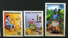 Rep. Congo ** N° 529 à 531 - Travaux Productifs - Neufs