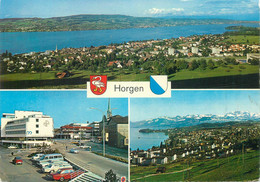 Switzerland Horgen Multi View Postcard - Horgen