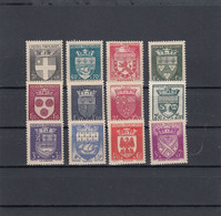 France - Année 1942 - Neuf** - N°YT 553/64** - Armoiries De Villes - Unused Stamps