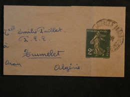 AC35  FRANCE BELLE  BANDE LETTRE  POUR IMPRIMéS RRR 1936 POUR ORAN ALGERIE  +AFFRANCH. INTERESSANT - Wikkels Voor Tijdschriften