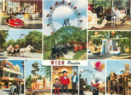 Multi View Austria Prater Wien Post Card - Prater