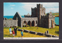 ISLE OF MAN - Peel Castle Unused  Postcard As Scans - Ile De Man