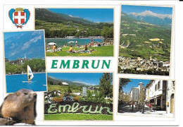 Embrun - Multi Vues  Cachet Poste Juin 2004 (voir Verso) - Embrun