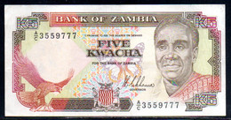 659-Zambie 5 Kwacha 1989 AC355 - Zambie